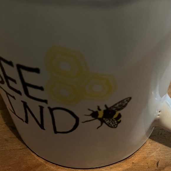 Royal Norfolk Bee Kind Mug with Yellow Accents - Picture 10 of 11